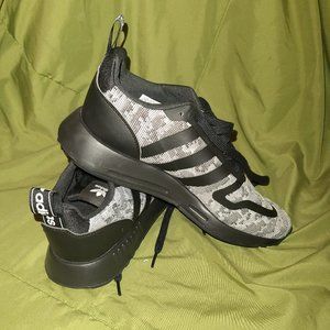 NEW Adidas Originals Men's Multix Black Snakeskin Athletic Shoes Sneakers